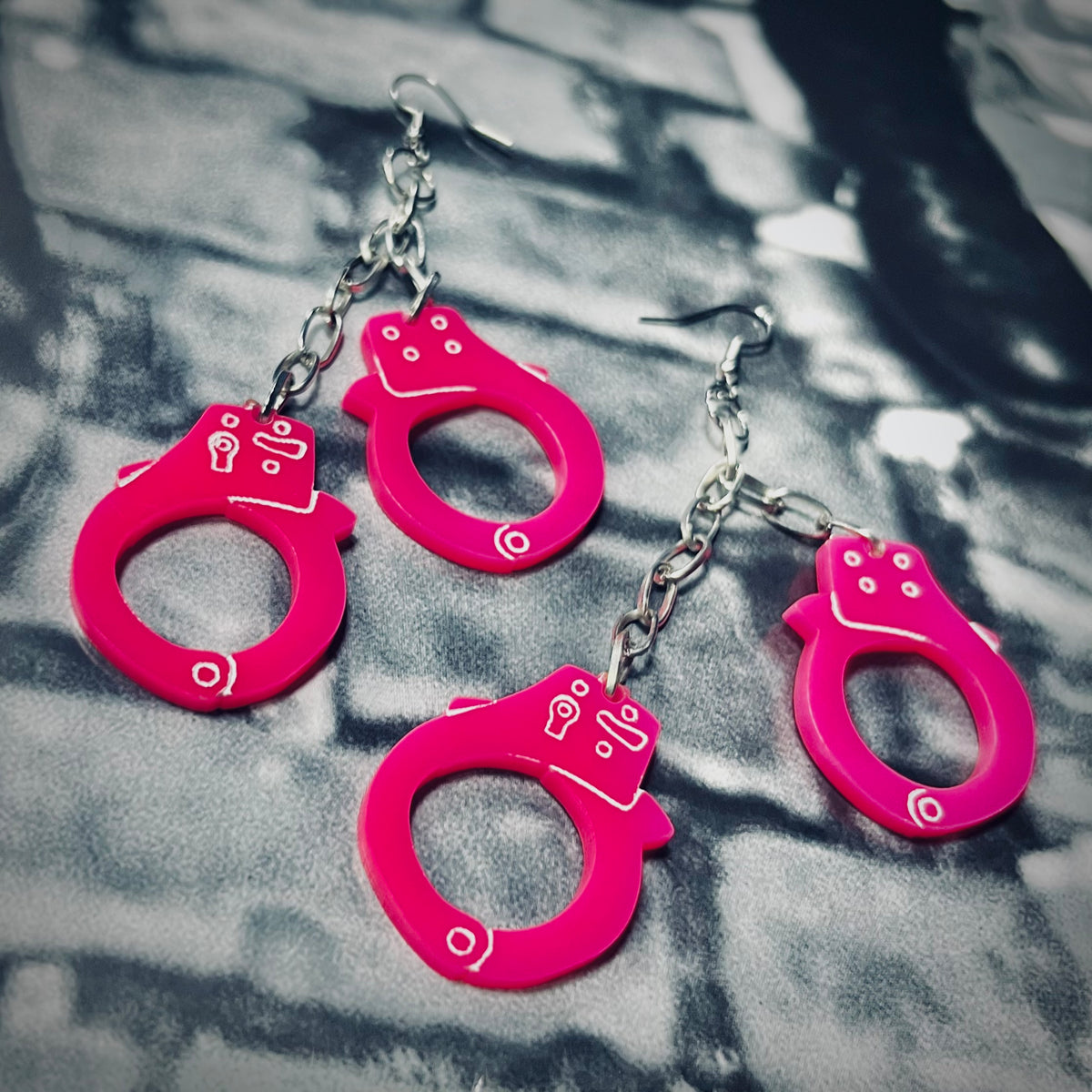 Lockdown Handcuff Earrings