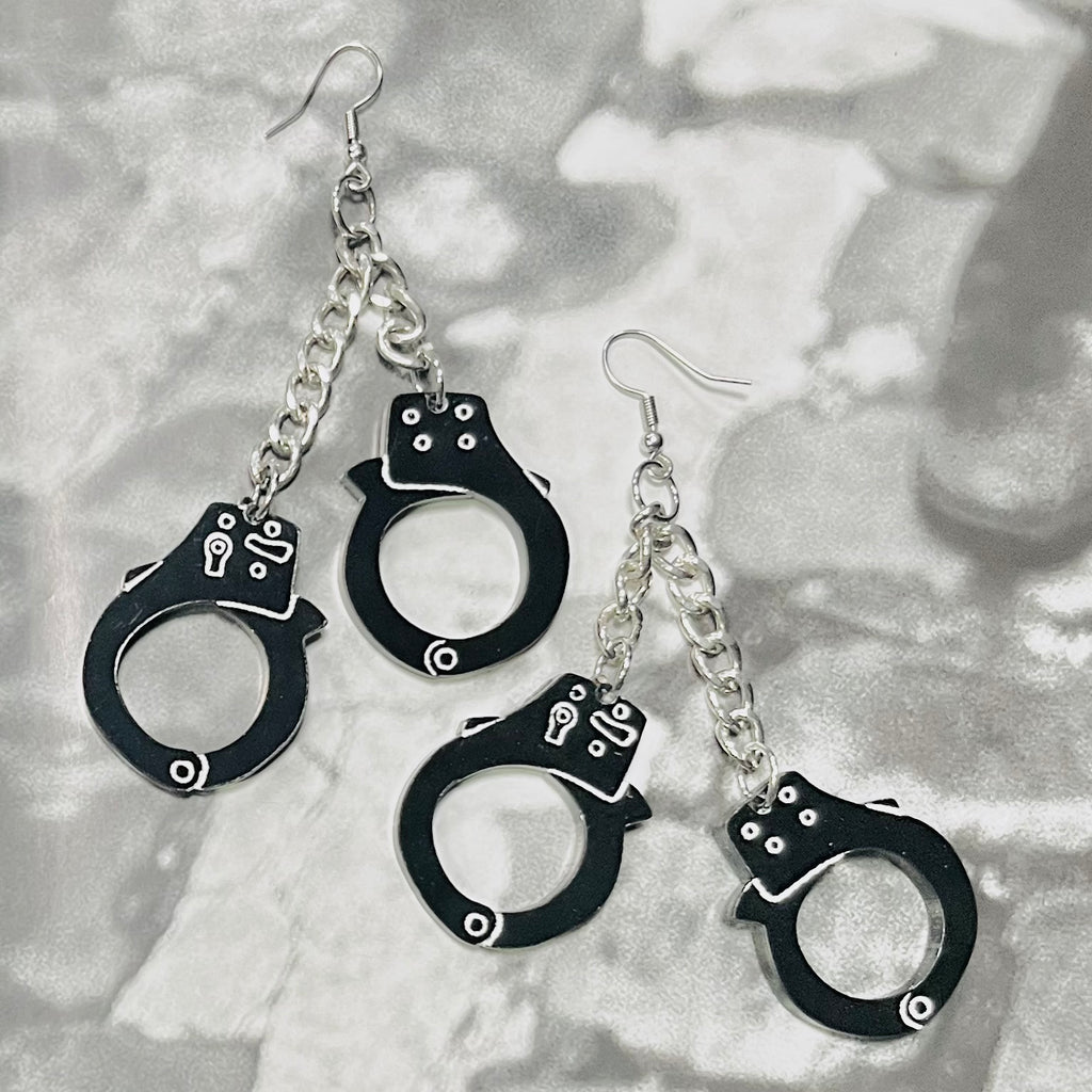 Lockdown Handcuff Earrings