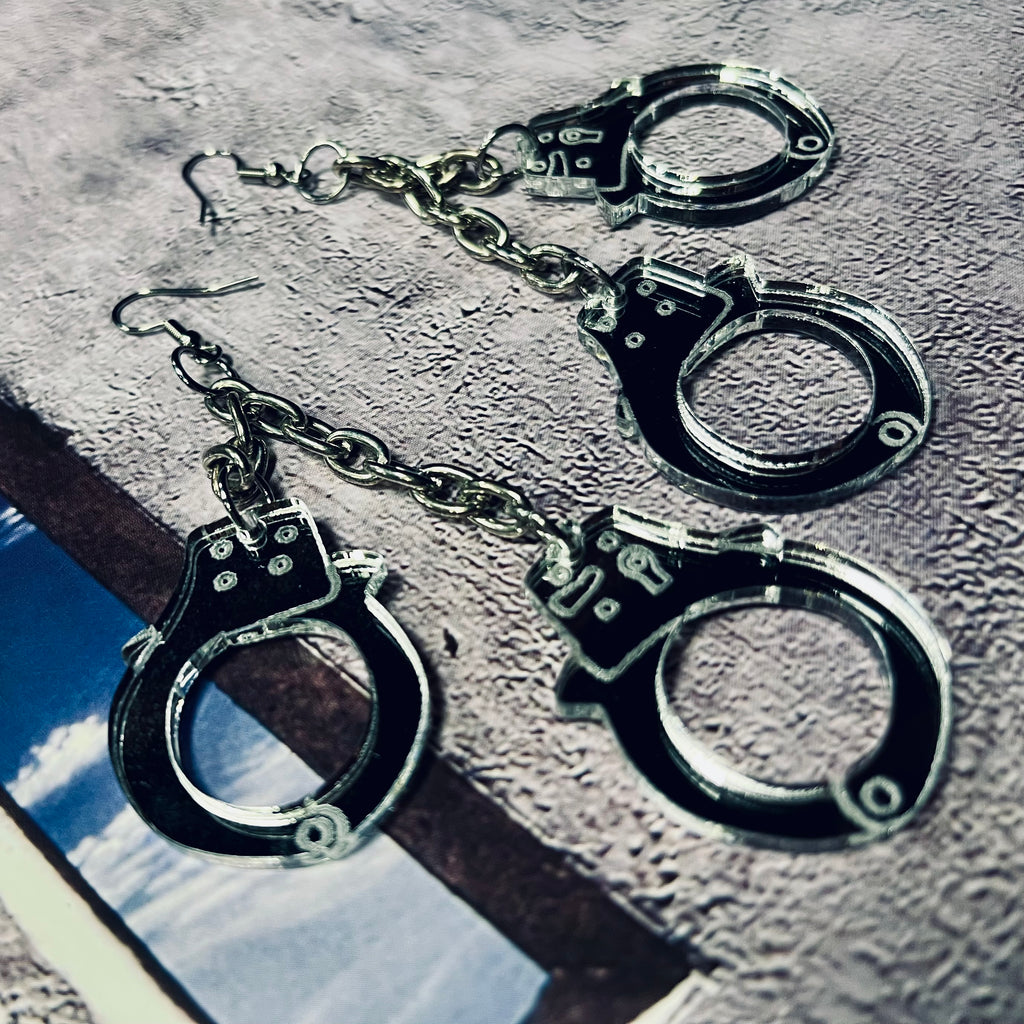 Lockdown Handcuff Earrings