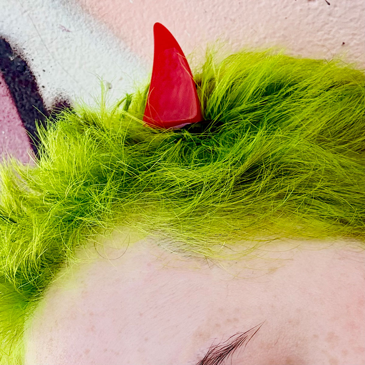 Demonic Horns Clips - Red