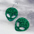 Abductor Alien Hoop Earrings