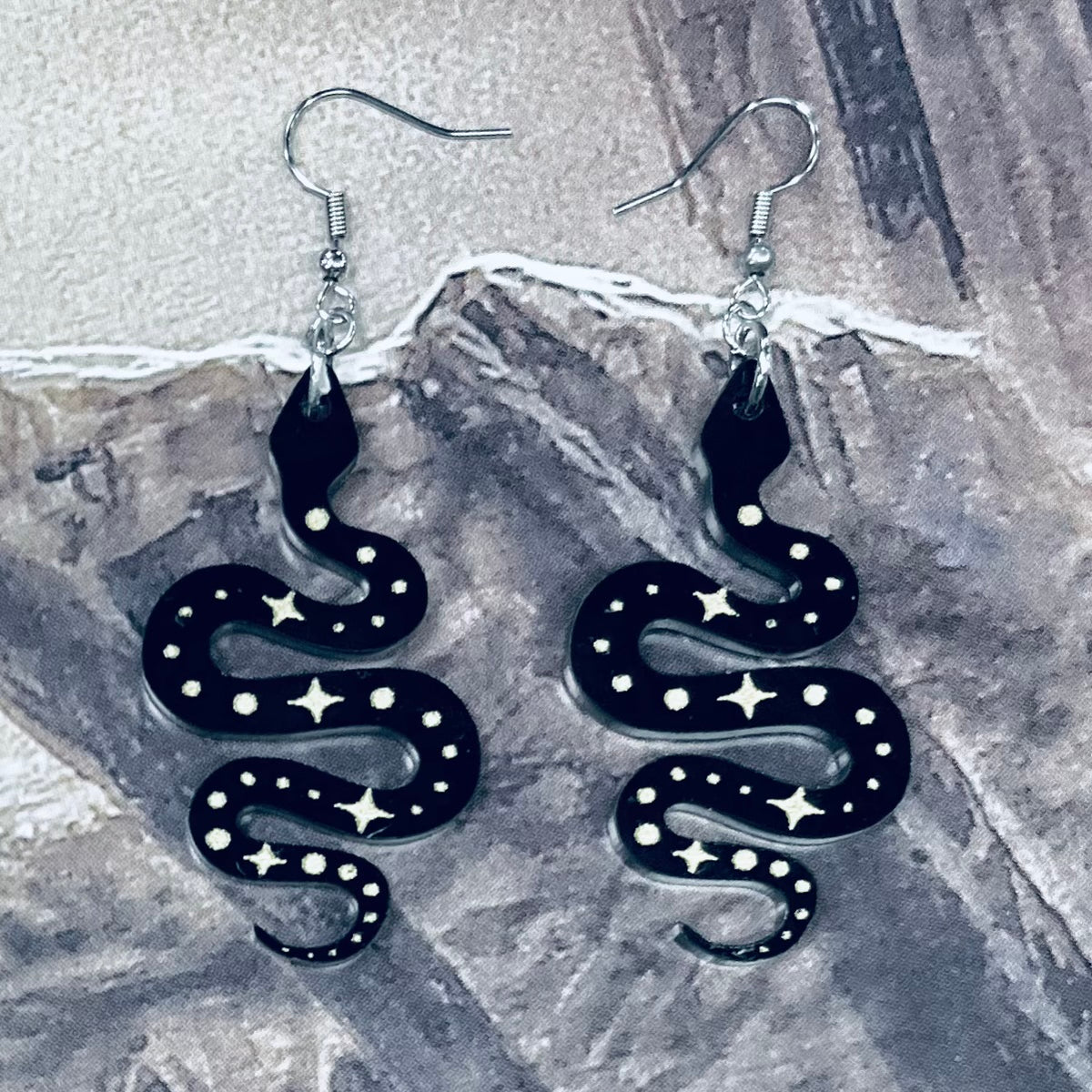 Cosmic Serpent Earrings