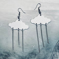Gloomy Rain Cloud Earrings