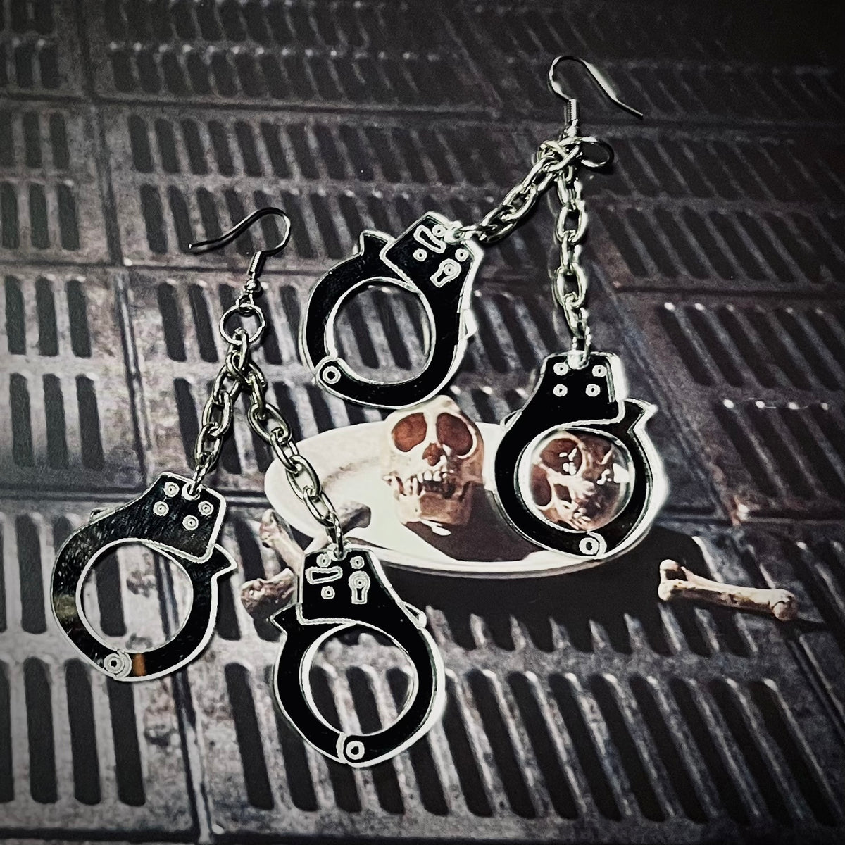 Lockdown Handcuff Earrings