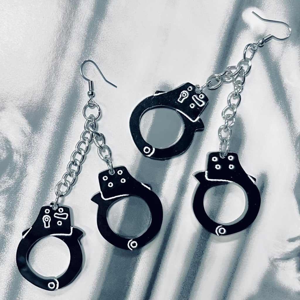 Lockdown Handcuff Earrings