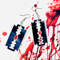 Mirror Razor Blade Earrings
