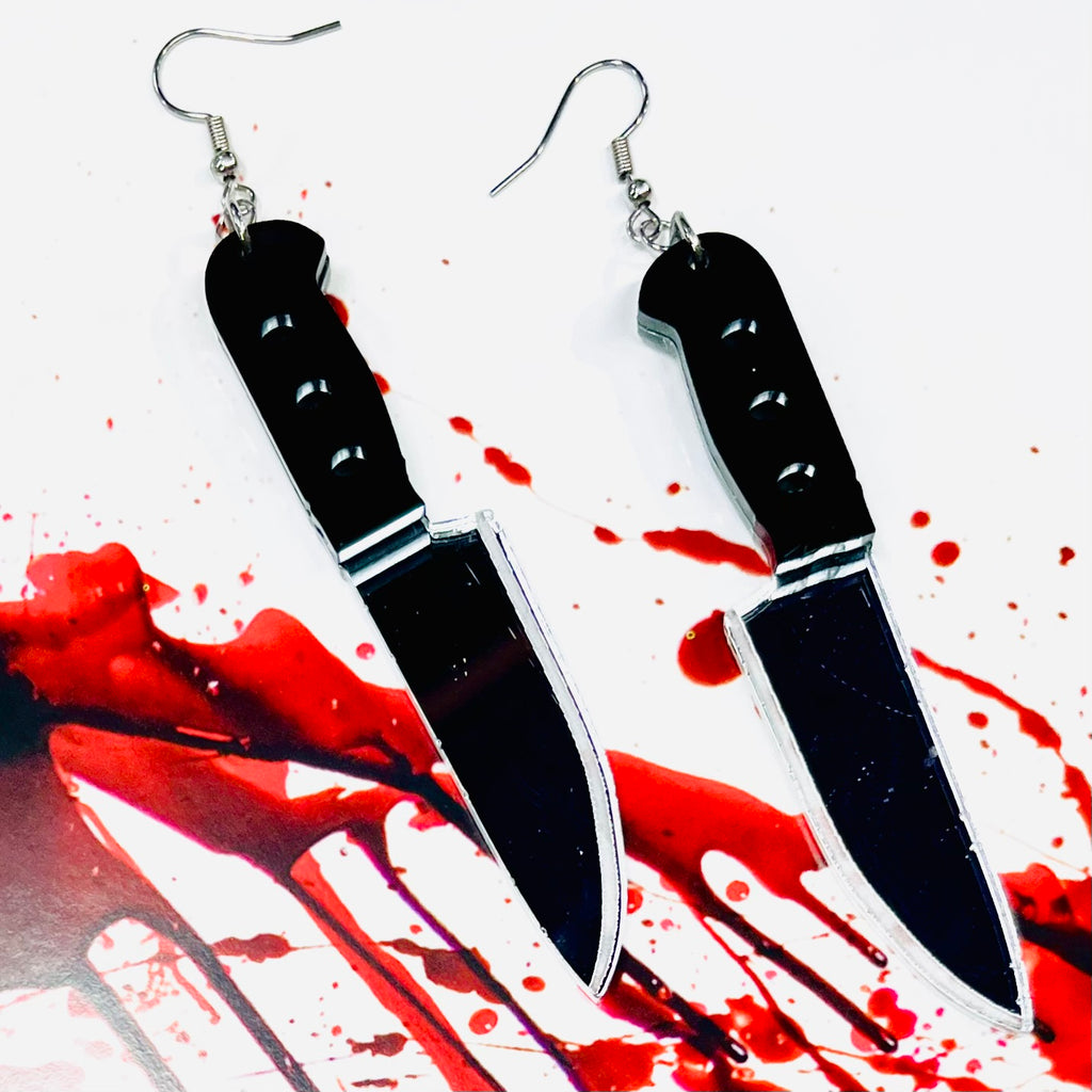 Stabby Blade Knife Earrings