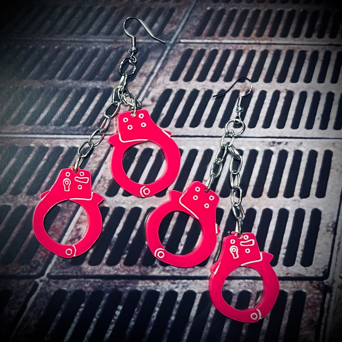 Lockdown Handcuff Earrings