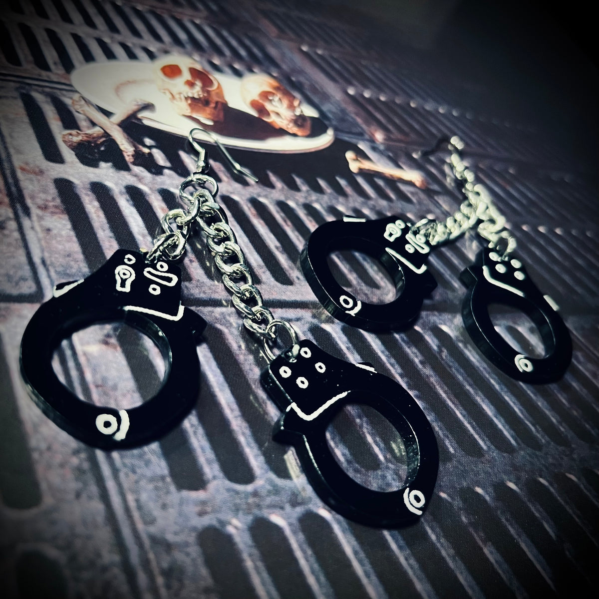 Lockdown Handcuff Earrings