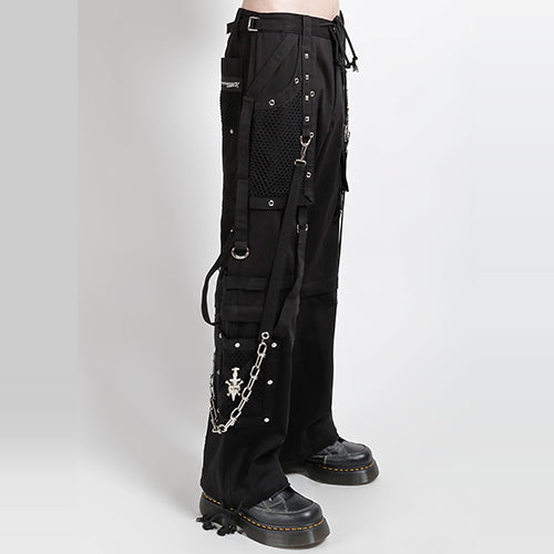 Symbol Harness Pants in black by Tripp NYC