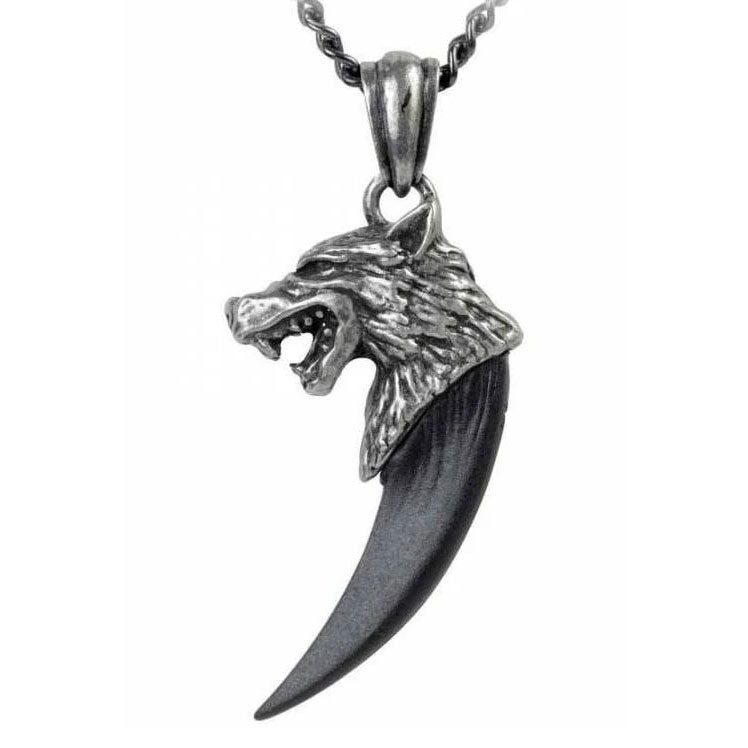 Alchemy Wolf Macht Pewter Necklace