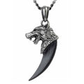 Alchemy Wolf Macht Pewter Necklace