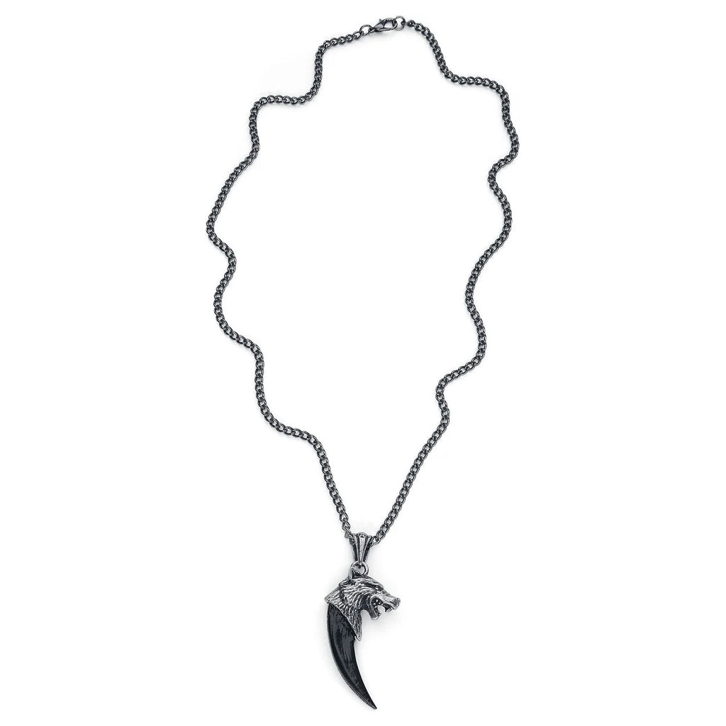 Alchemy Wolf Macht Pewter Necklace