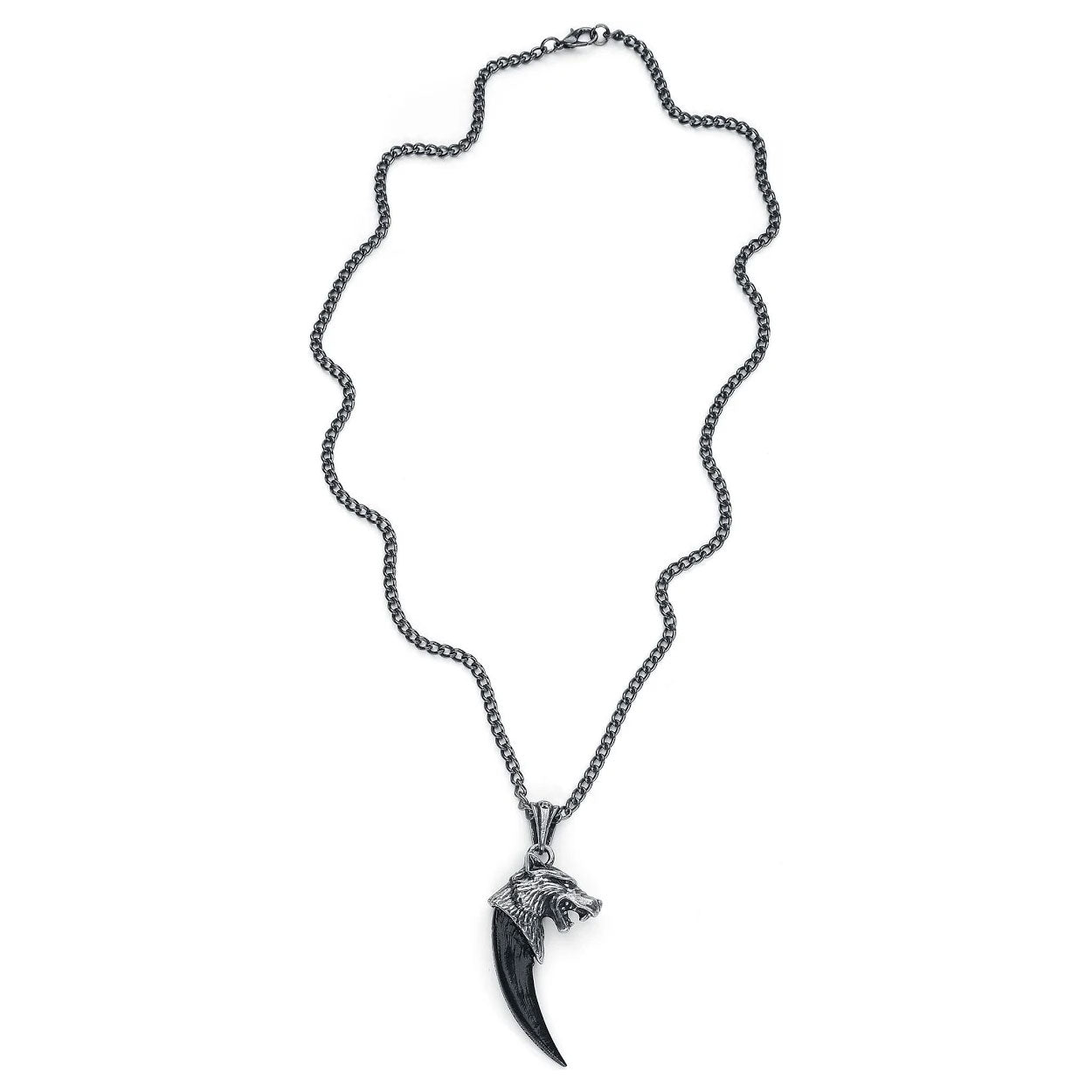 Alchemy Wolf Macht Pewter Necklace