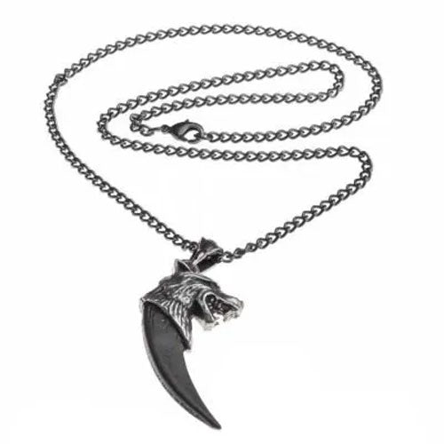 Alchemy Wolf Macht Pewter Necklace