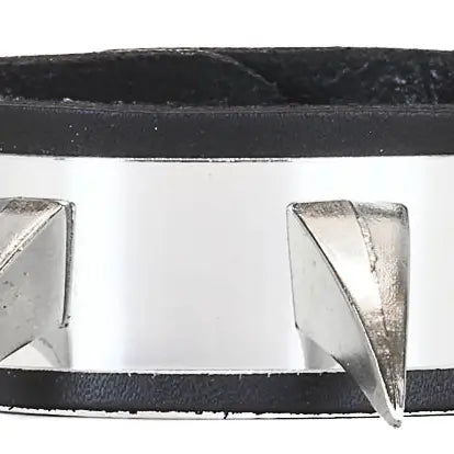 Metal Plate and Claw Spike Bracelet