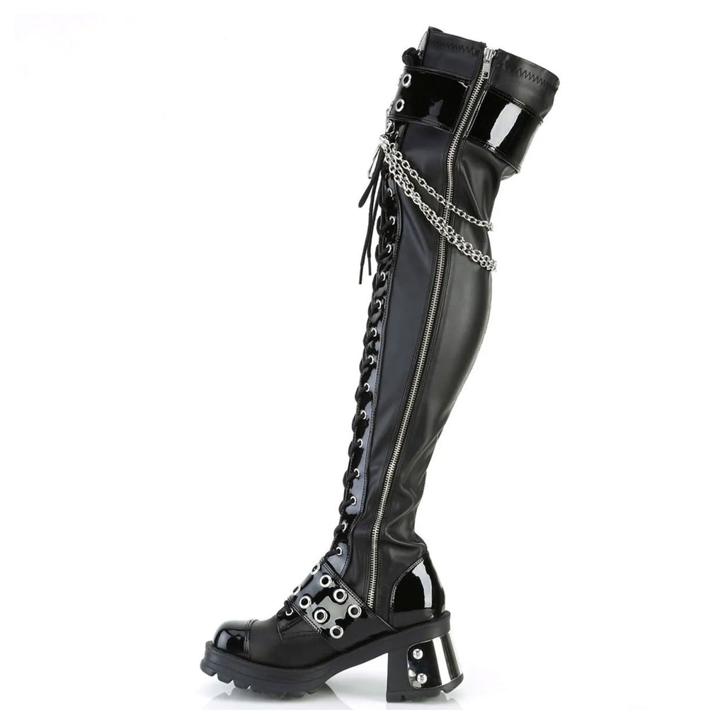 Bratty Over-The-Knee Platform Boots