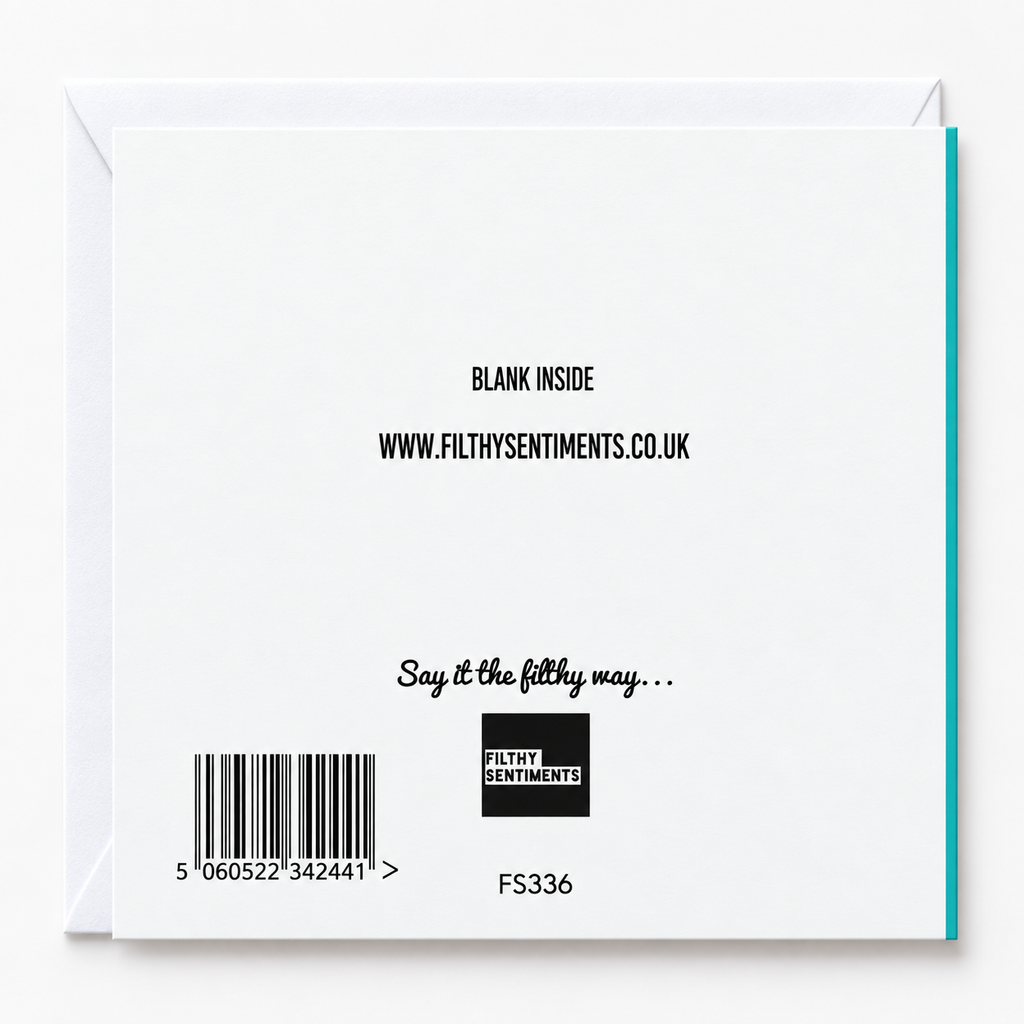 50 and F#cked Blank Birthday Card