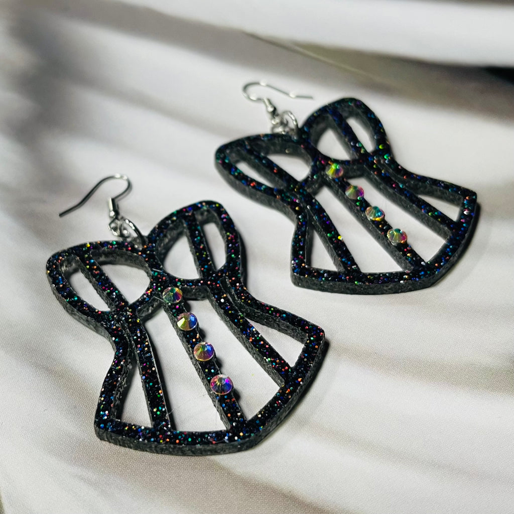 Laced In Corset Earrings