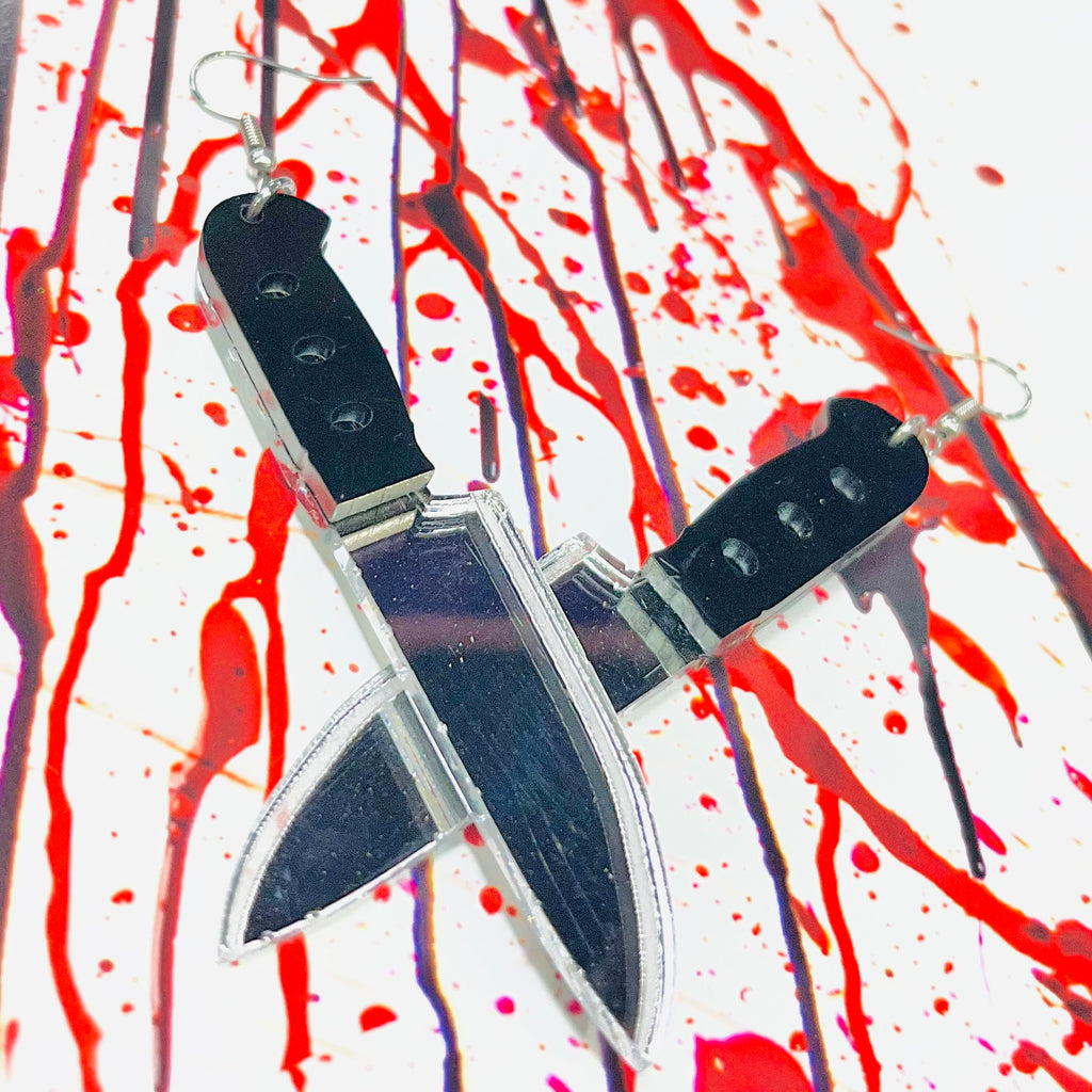 Stabby Blade Knife Earrings