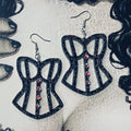 Laced In Corset Earrings