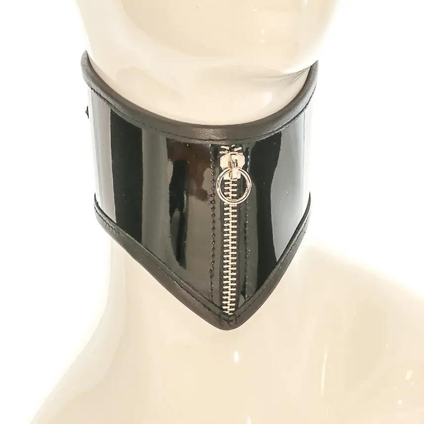 Zipper Wallet Posture Collar, closure detail