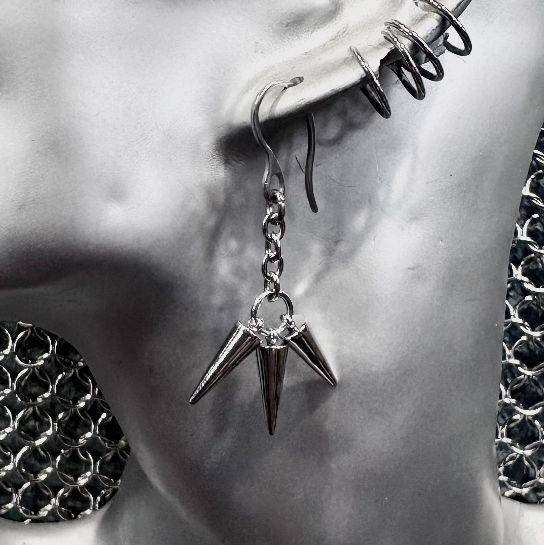 Trident Earrings