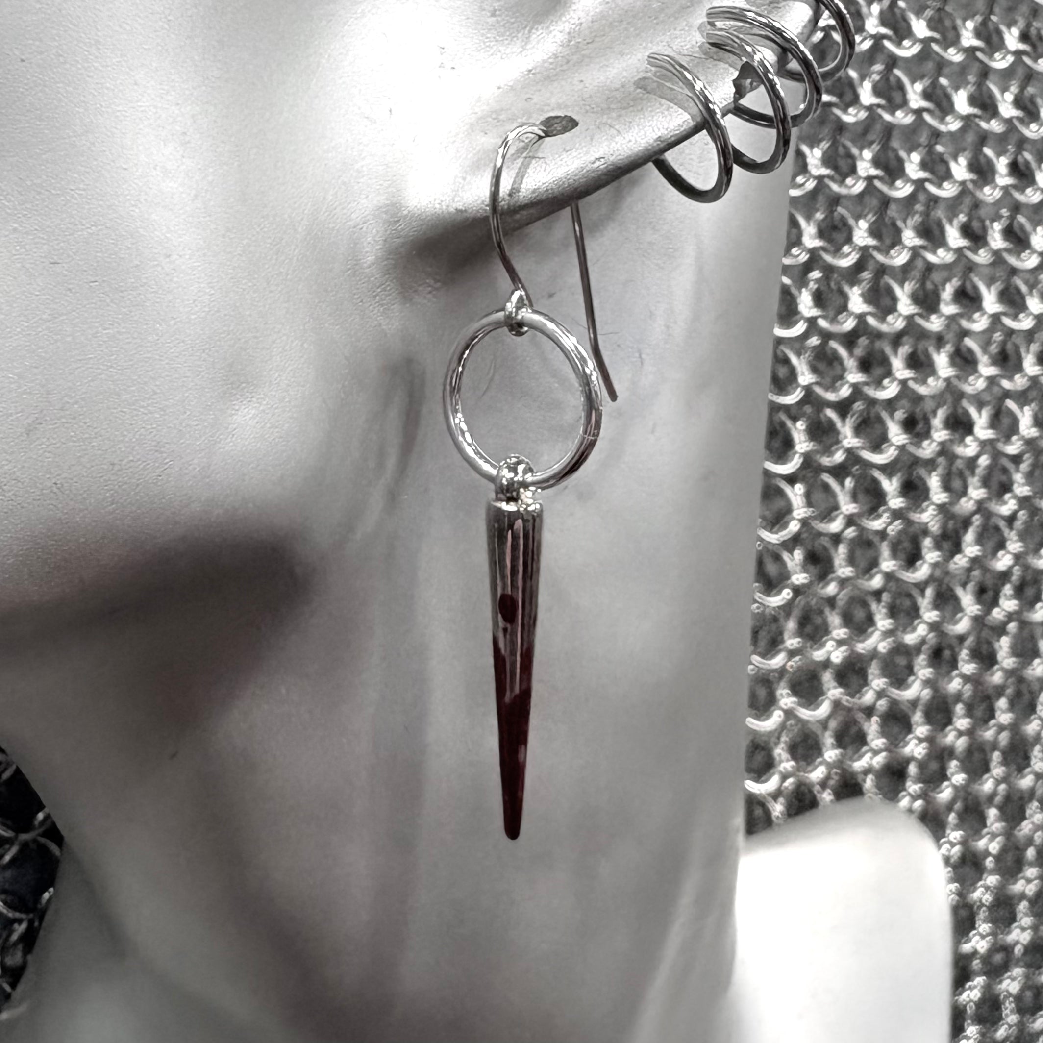 Bloody Spikes Earrings