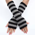 Stripe Arm Sleeves - Gallows Grey Knit