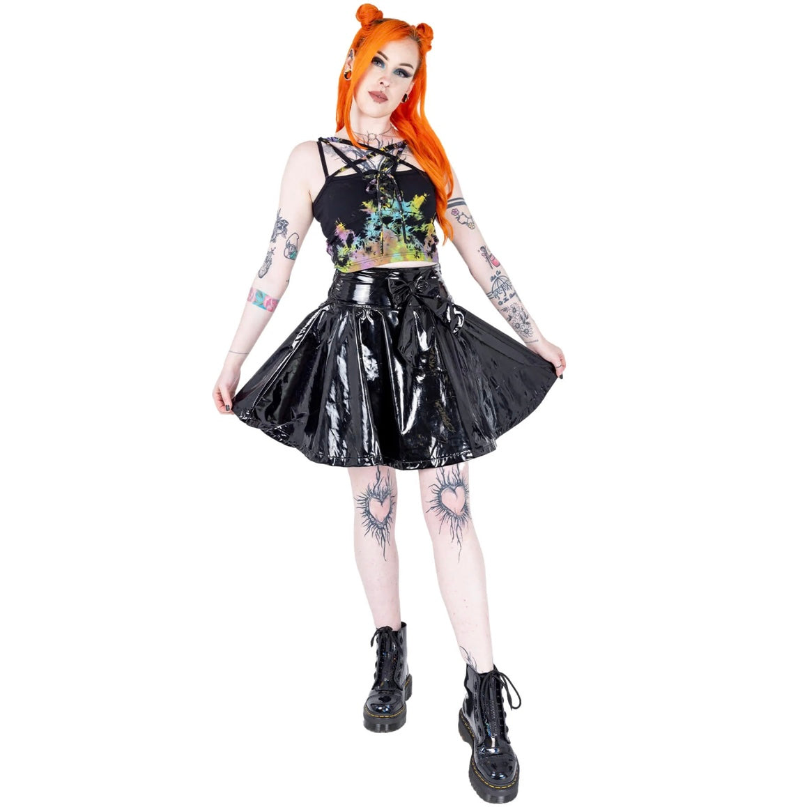 Sonya PVC Skirt