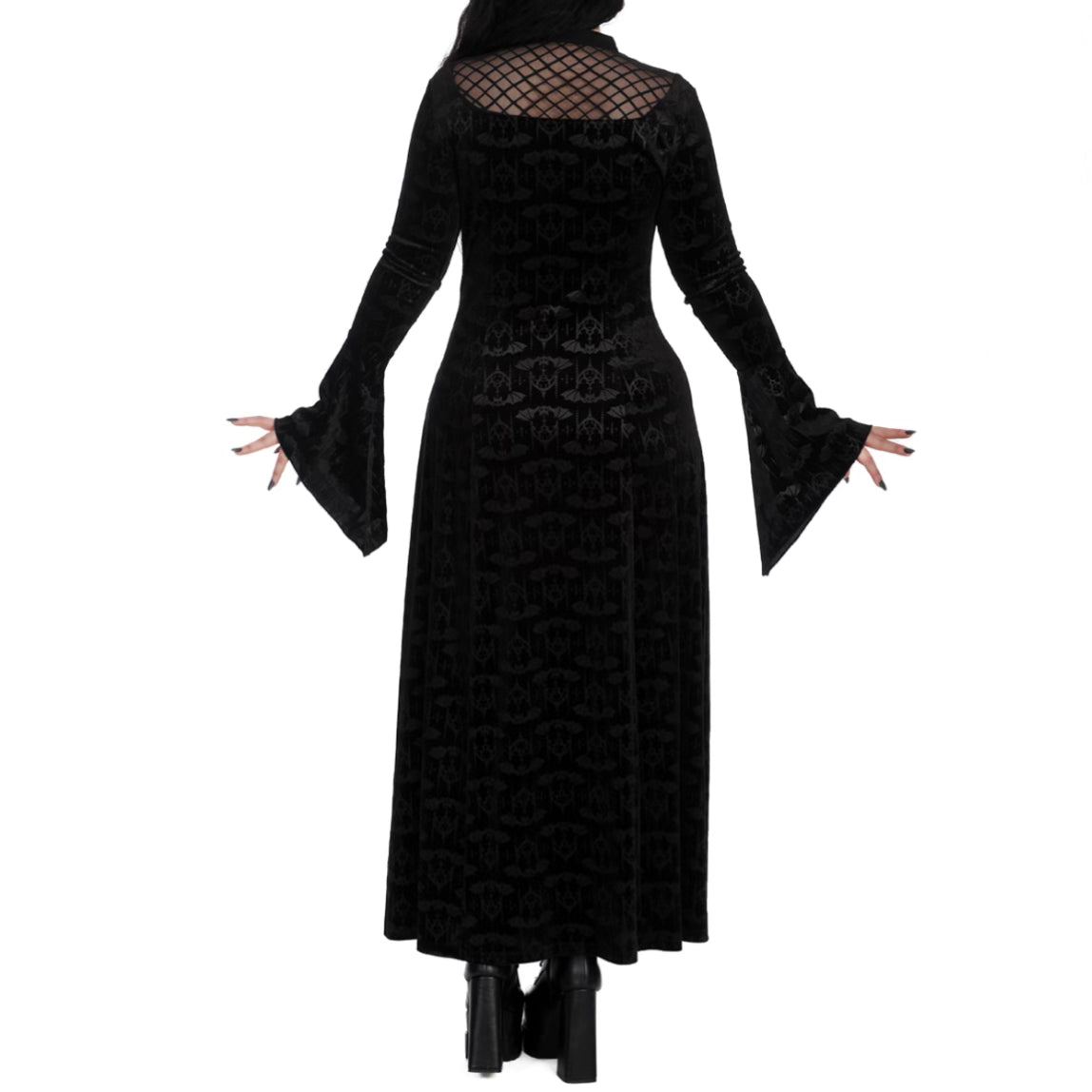 Gothic Hex Bat Dress