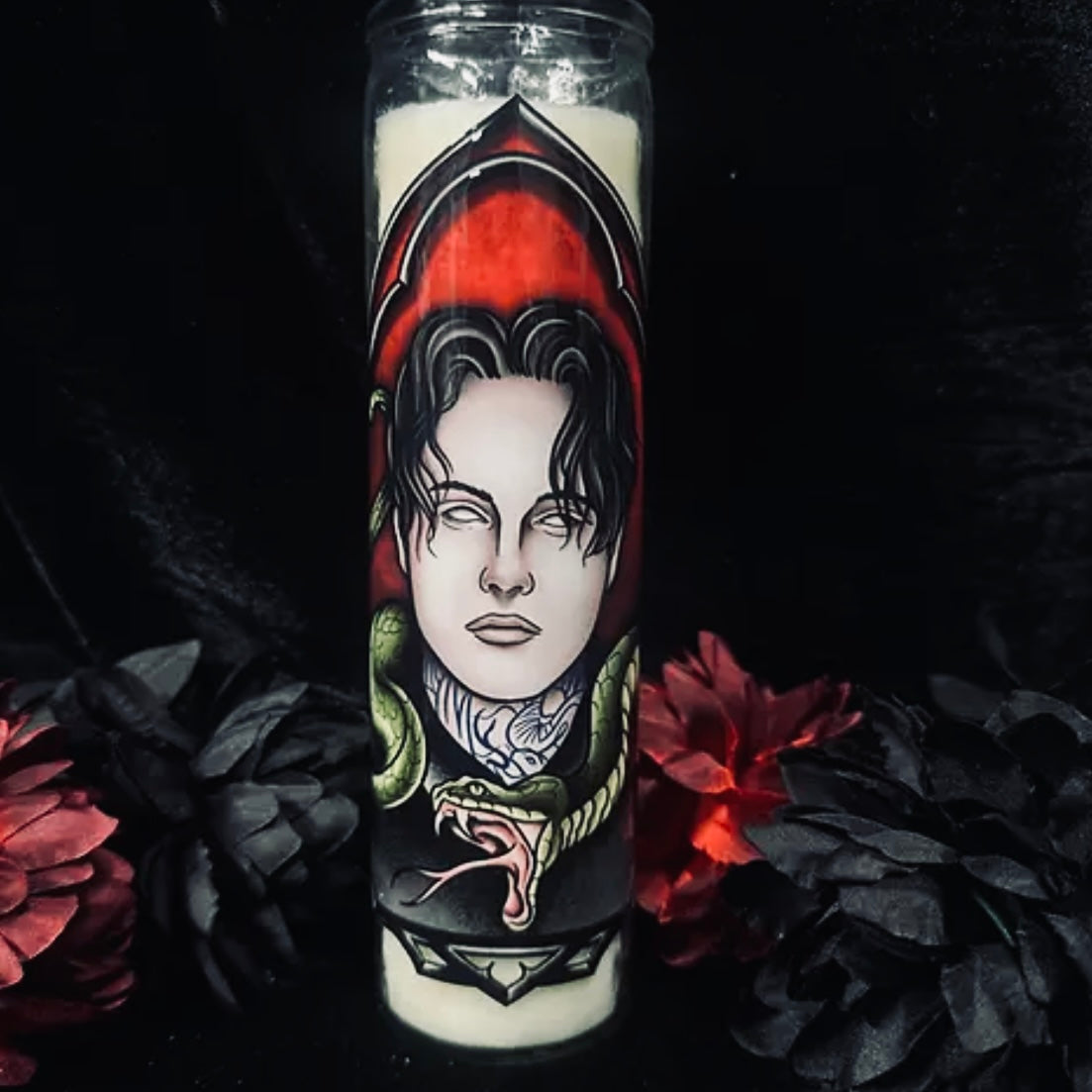 Ode to Noah Sebastian BAD OMENS Cathedral Candle