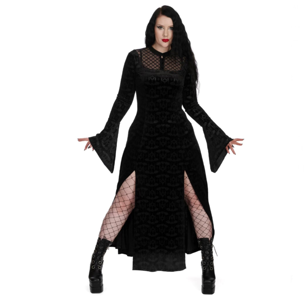 Gothic Hex Bat Dress