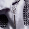 Lights Casting Pentacle Earrings
