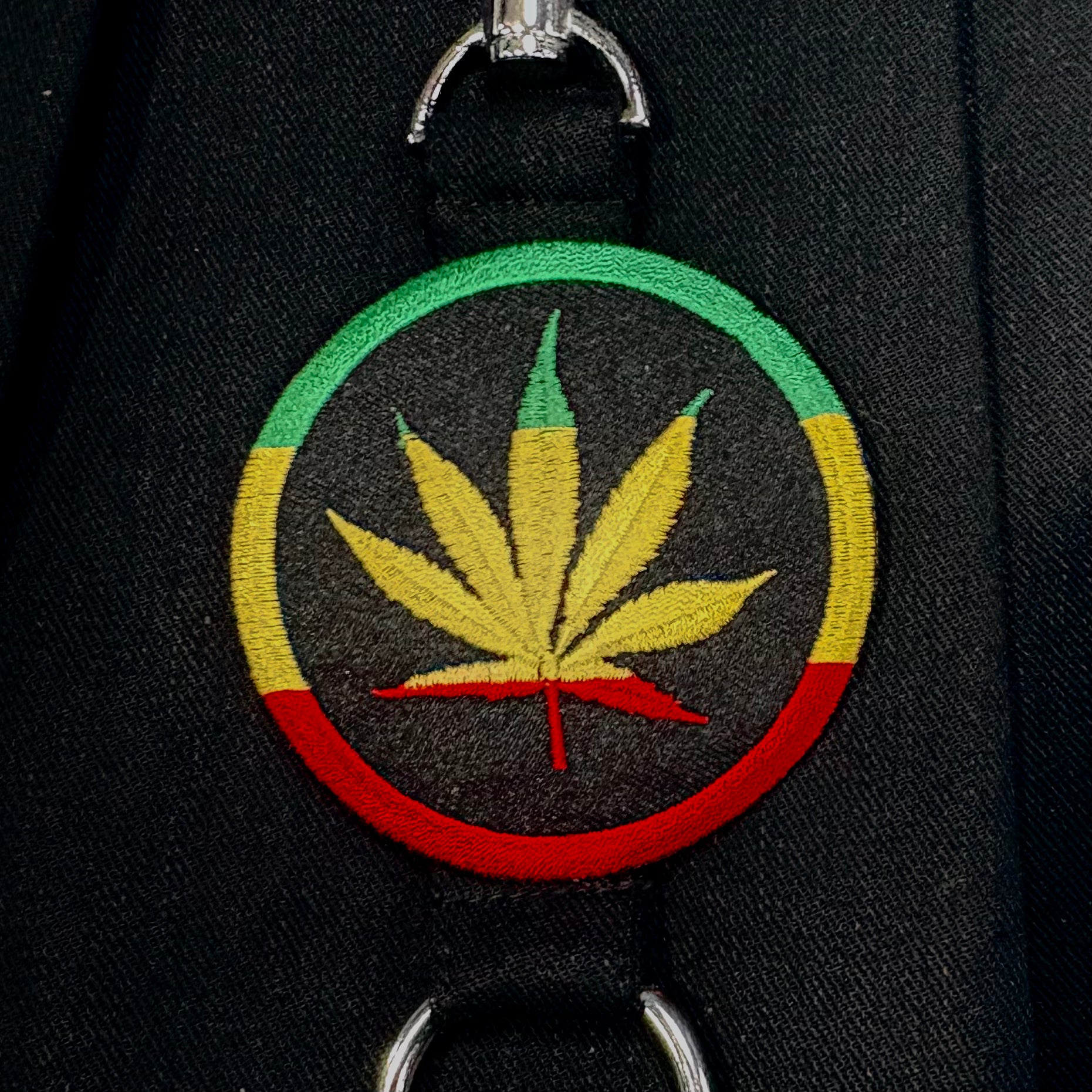 420 Rasta Leaf Patch