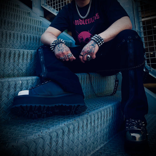 Gravedigger Metal Toe Cap Platform Creepers