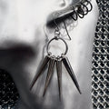 Swamp witch earrings quad spike