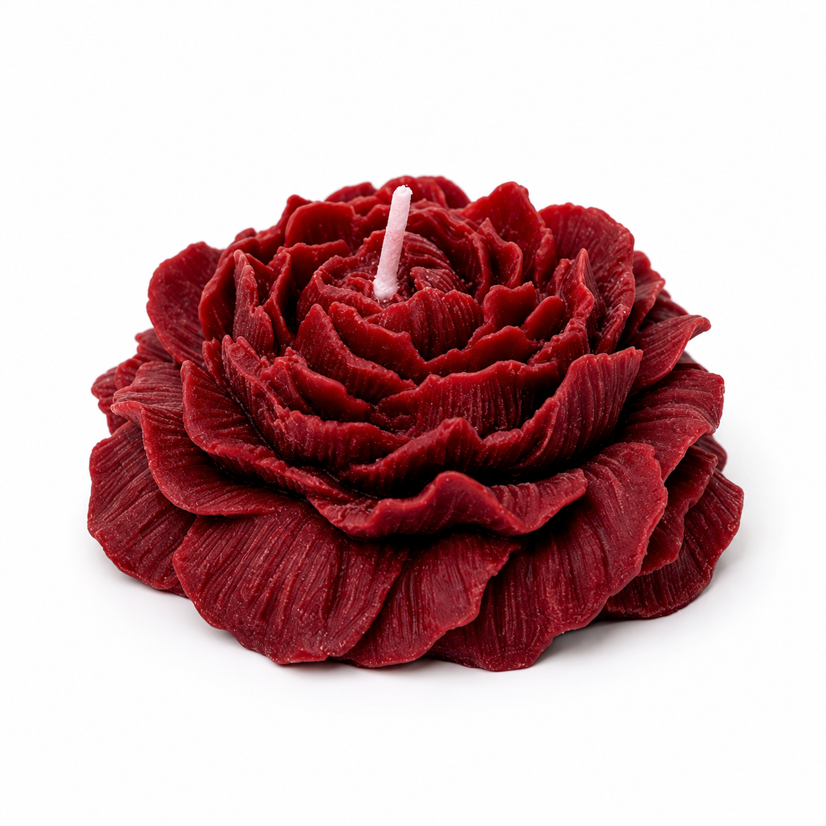 Funeral Bloom Rose Candle, Red, candle