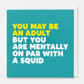Squid Blank Card