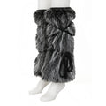 Grey Ghoul Furry Leg Warmers