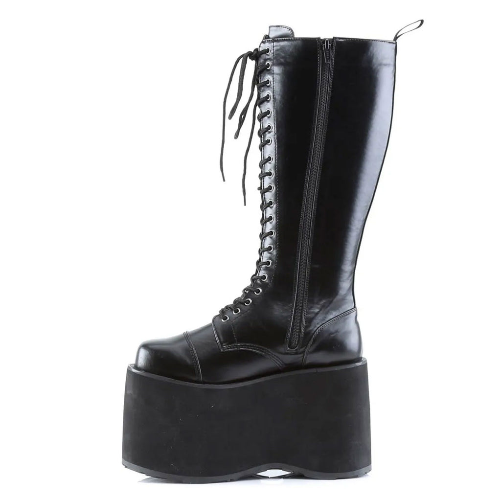 Mega Cyber Platform Knee Boots