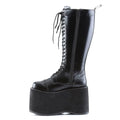 Mega Cyber Platform Knee Boots