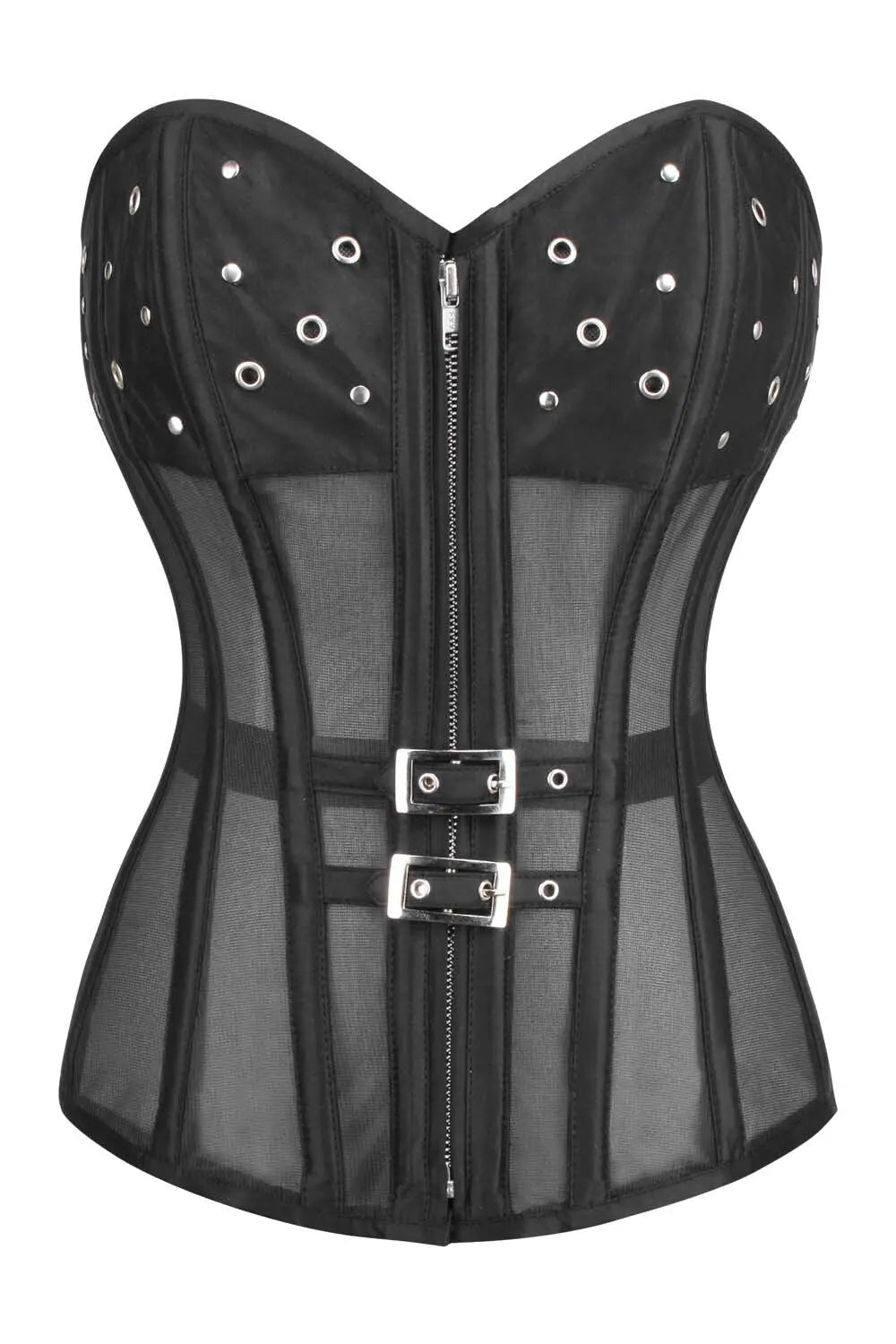 Night Reign Mesh Overbust Corset