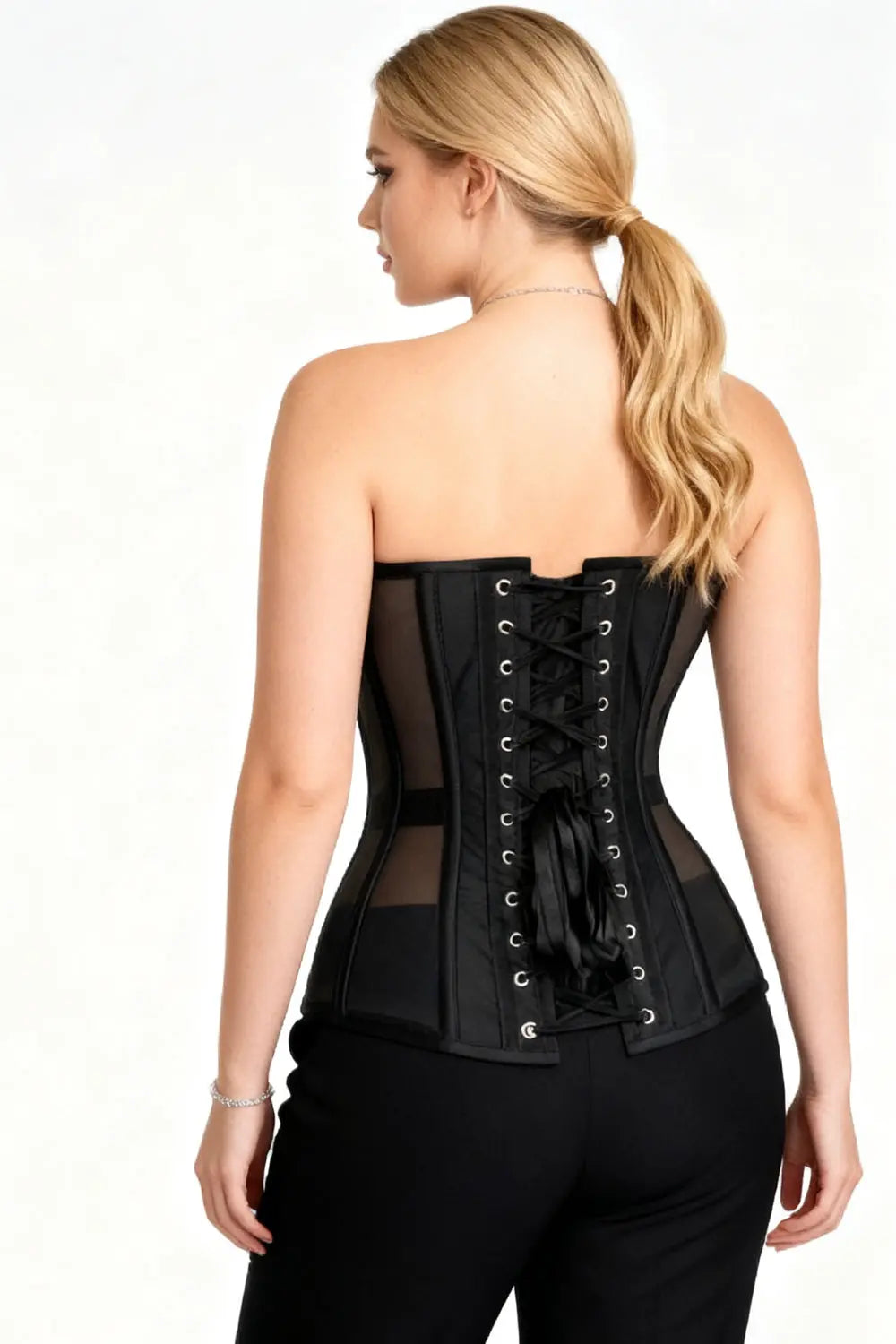 Night Reign Mesh Overbust Corset