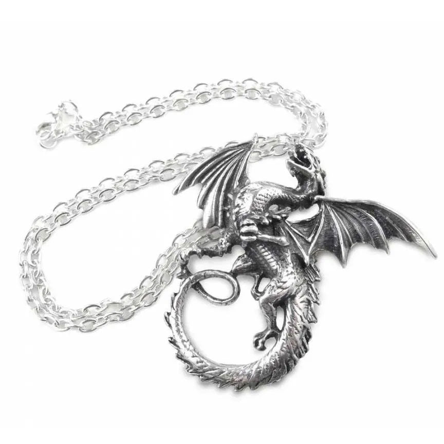 Alchemy Whitby Wyrm Dragon Pendant Necklace