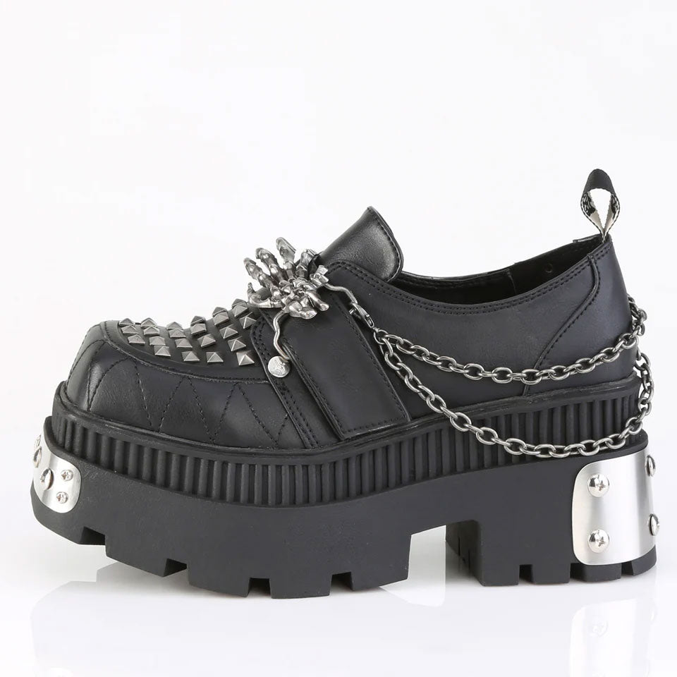 Wrath Studded Chain Platform Loafers
