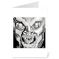 Abstraxions - Face Of A Predator Blank Card