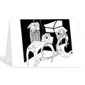 Abstraxions - Uncomfortable Beds Blank Card