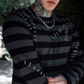 Autopsy Stitch Striped Sweater