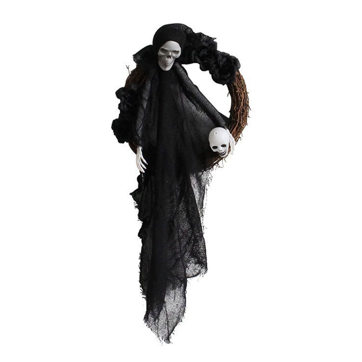 Grim Visitor Door Wreath